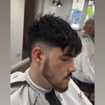 Precision burst fade haircut